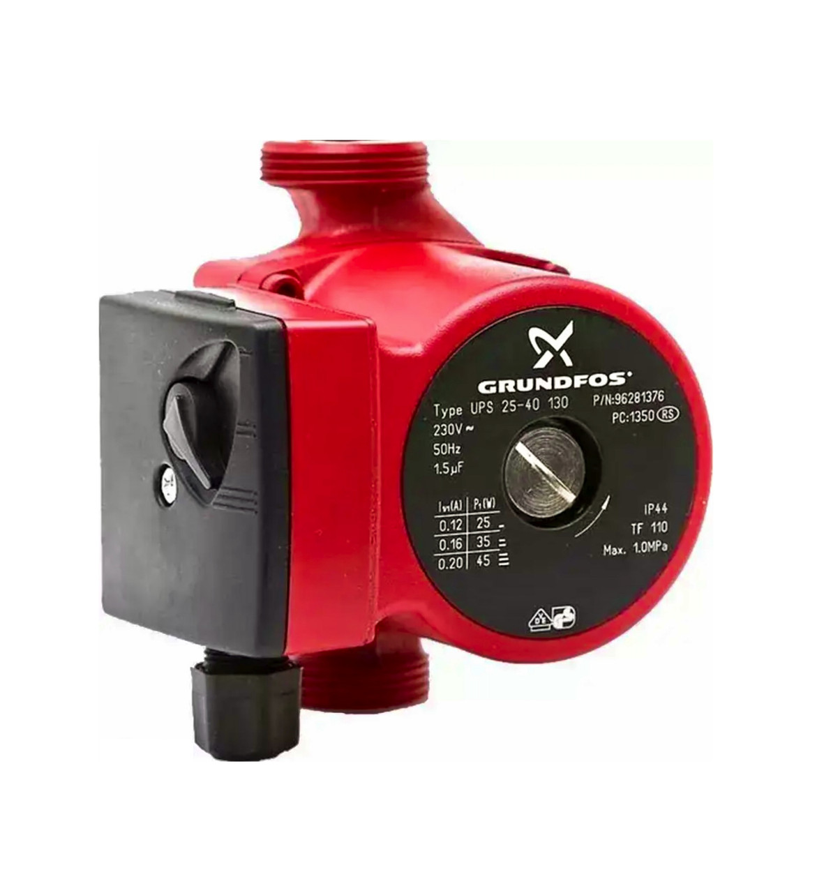 Насос циркуляційний Grundfos UPS 25-40-130, фото 1