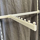 Кронштейн (флейта) овальна на перемичку рівна біла 40 см, фото 2