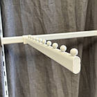 Кронштейн (флейта) овальна на перемичку рівна біла 40 см, фото 5