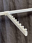 Кронштейн (флейта) овальна на перемичку рівна біла 40 см, фото 6