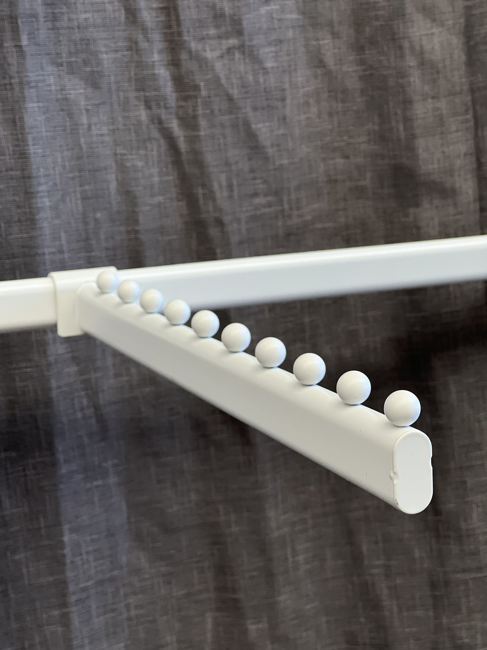 Кронштейн (флейта) овальна на перемичку рівна біла 40 см, фото 1