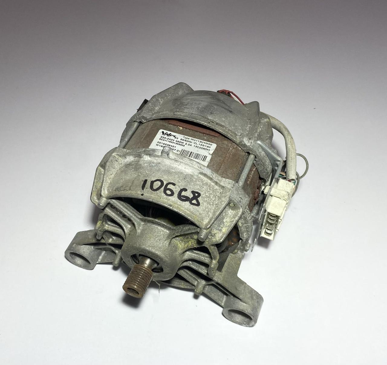 Двигун (мотор) для пральної машини ariston indesit Б/У W160029307.01 WU112U40I00