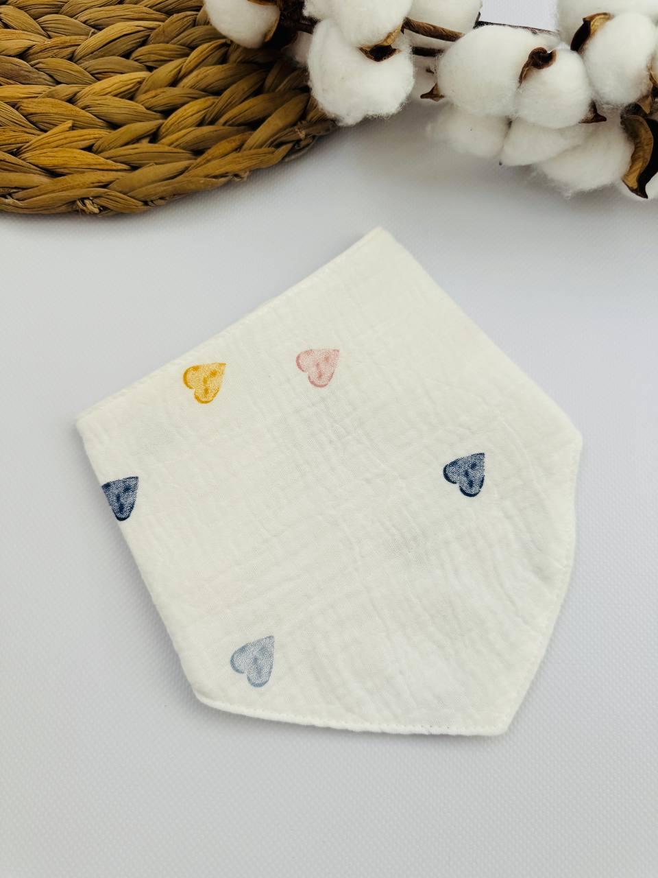 Непромокальний двосторонній слинявчик-нагрудники на кнопках, фото 1