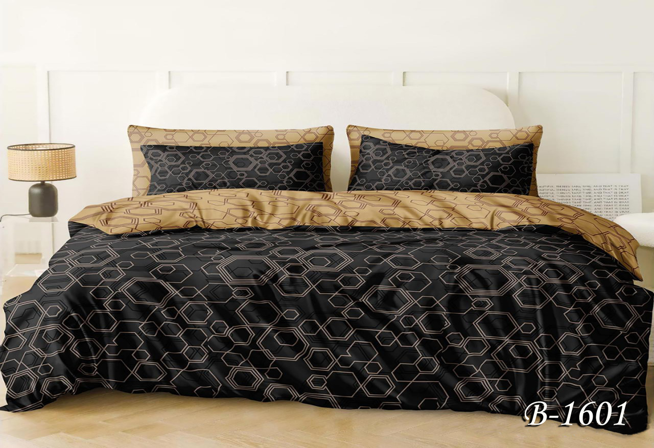 Євро постільна білизна Тет-@-Тет В-1601 бязь (економ), фото 1