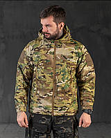 Тактическая весенняя куртка Multicam мембрана, мужская военная куртка мультикам утепленная армейская камуфляж fur try oll