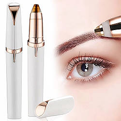 Жіночий епілятор для обличчя Flawless у стилі губної помади, від USB, Білий / Депілятор для видалення волосся на обличчі