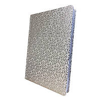 Блокнот Щоденник А5 датований 2026 рік "Sultan"срібно-білий, 21817-14 Economix