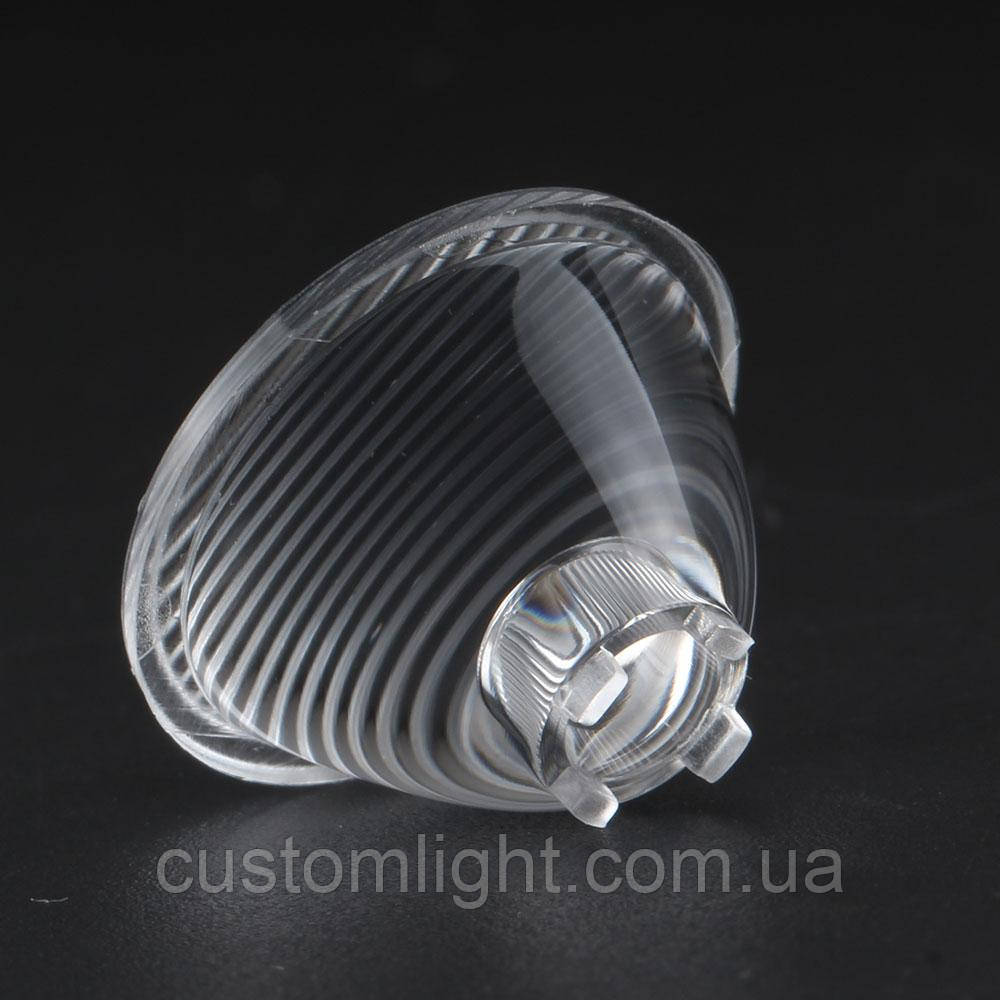 Tir лінза 19.7мм для ліхтаря Convoy S2+ з кутом розсіювання 60 градусів, фото 1