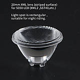 Tir лінза 19.7мм для ліхтаря Convoy S2+ з кутом розсіювання 60 градусів, фото 2