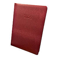 Блокнот Щоденник А5 датований 2026 рік, "Snake" (змія ) Червоний, 21633-03 Economix