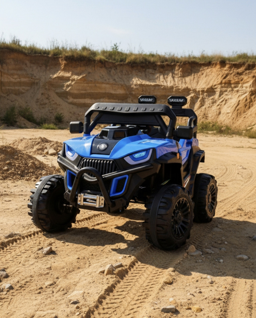 Дитячий автомобіль на акумуляторі Багі Великий Buggy X8n Синій, фото 1