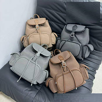 Рюкзак жіночий міський 27*24 см з клапаном і кишенями в різних кольорах Janin