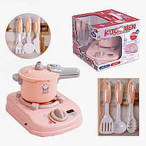 Набір посуду 096-10 Штрихкод=00209 (24/2) 8 елементів, електрична плита, звук, підсвічування, парогенератор, озвучування