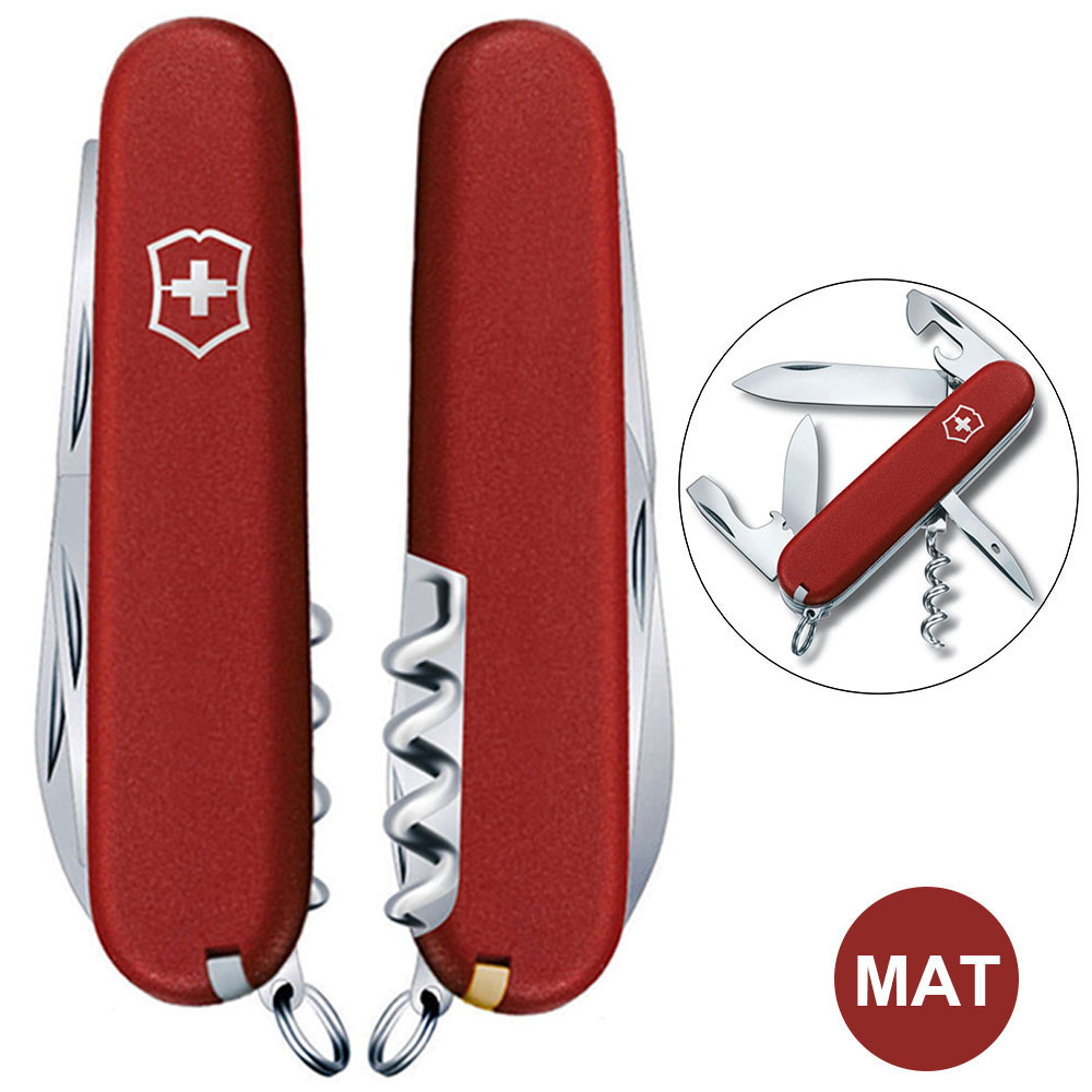 Швейцарський складаний ніж Victorinox SPARTAN MAT червоний матовий лак 1.3603.M0007p