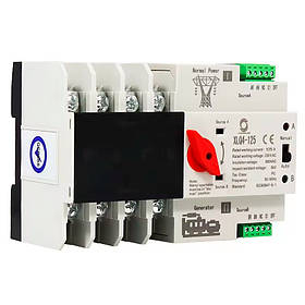 Автомат введення резерву WSL XLQ4-4P трифазний 125A white - MegaLavka