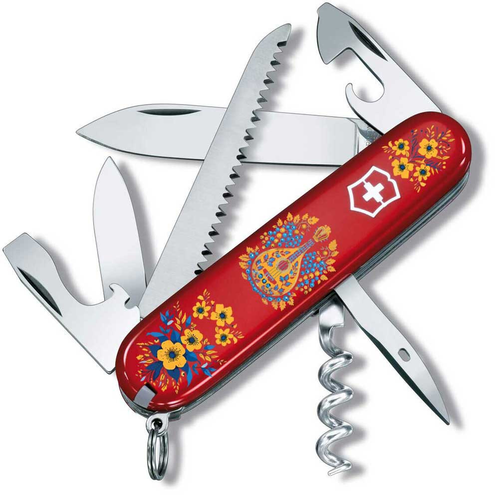 Швейцарський складаний ніж Victorinox CAMPER UKRAINE Українські мотиви 1.3613.T1370u, фото 1