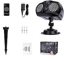 Проєктор C 67109 (18) “Сніжинки”, пульт, таймер, 2 кріплення, шурупи, в коробці