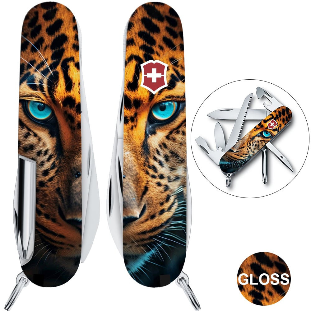 Швейцарський складаний ніж Victorinox HIKER ANIMAL Леопард 1.4613.3.F1080pw, фото 1