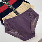 Жіночі бавовняні трусики #9780 Biweier Мікс, фото 4