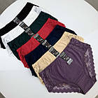 Жіночі бавовняні трусики #9780 Biweier Мікс, фото 5