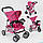 Візок для ляльок 9304 BW-T (4) літня, 3 види, діаметр коліс 10 см, в коробці, ВИДАЄТЬСЯ ТІЛЬКИ МІКС ВИДІВ, фото 3