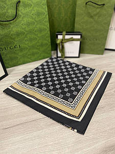 Хустка шовкова чорна