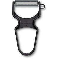 Овочечистка Victorinox Rapid двосторон. зубч. лезо Чорна 6.0933.3