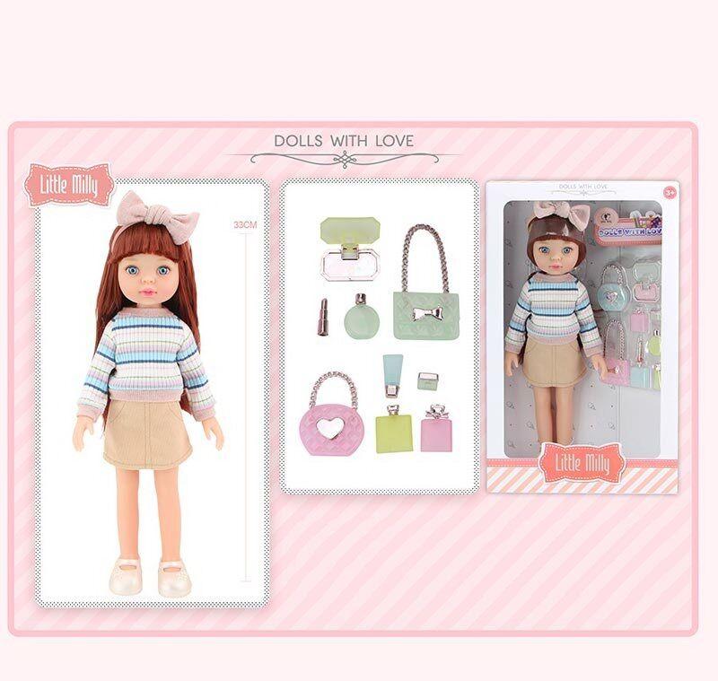 Лялька 91099 I (36) знімний одяг, аксесуари, висота 33 см, в коробці