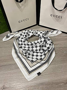 Хустка шовкова біла