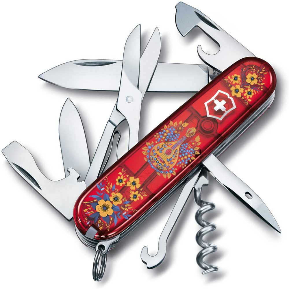 Швейцарський складаний ніж Victorinox CLIMBER UKRAINE Українські мотиви 1.3703.T.T1370u