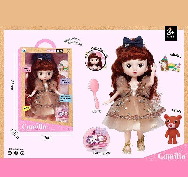 Лялька A 924 F (24/2) висота: 30 см, шарнірні суглоби, імітація скляних очей, аксесуари, в коробці