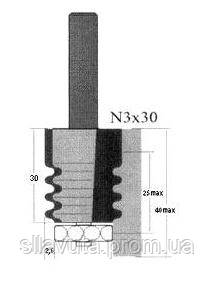Фреза 2600 3*30 концевая пазошиповая "GLOBUS" - фото 1 - id-p482223095