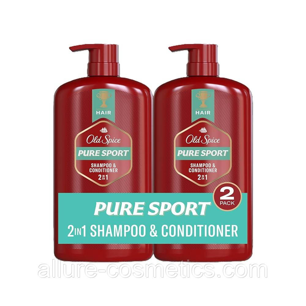 Шампунь і кондиціонер 2в1 Old Spice Pure Sport Shampoo and Conditioner 865мл (США), фото 1