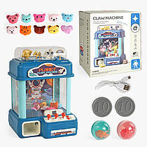 Ігровий автомат G 229 A (6) підсвічування, веселі мелодії, м’які іграшки, кульки, від батарейок/мережі, монетки, в коробці