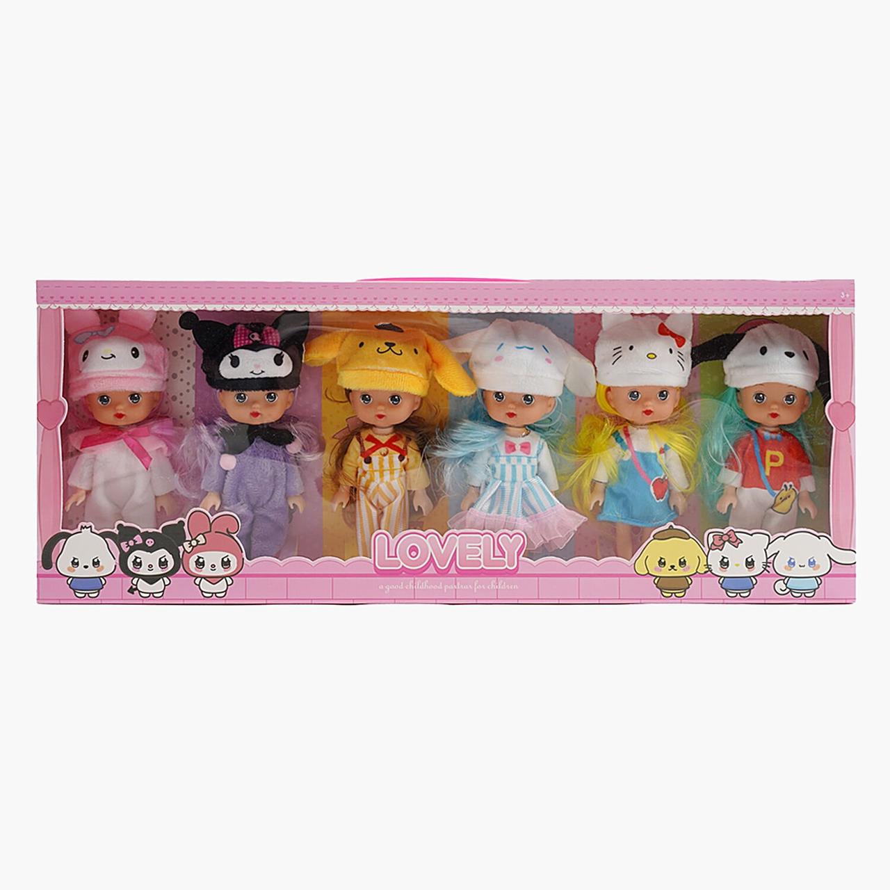 Набір ляльок XD 113 A (60/2) висота - 17 см, знімний одяг, взуття, рухомі елементи, в коробці