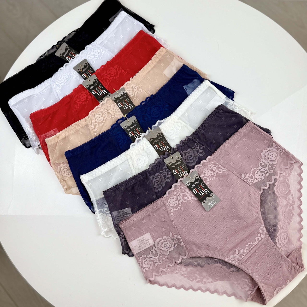 Гарні жіночі трусики #231 Biweier Мікс, фото 1