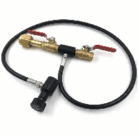 Адаптер для заправки CO2 зі шлангом Sodastream, карбонізація та розлив напоїв будинку, CO2 для акваріума