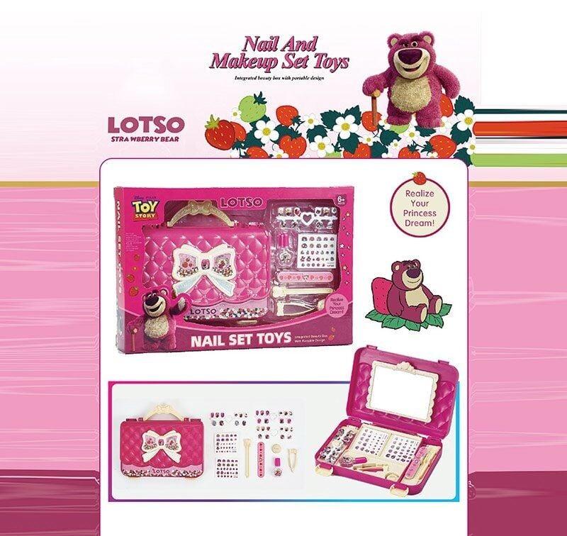 Набір для манікюру D 8965-2 (48) сумочка, лак для нігтів, пилочка, накладні нігті, наліпки, в коробці