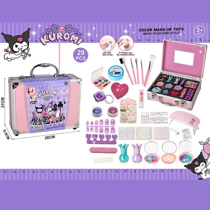 Набір косметики 768-72 C (48/2) тіні, глітер, блискітки, щітка для волосся, аксесуари для манікюру, лак, олівець, блиск, пензлики