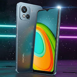 Смартфон, 8/128 ГБ, 6.5", Blackview Oscal C80 Navy Blue / Мобільний телефон / Сенсорний смартфон