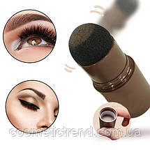 Штамп-пудра для макіяжу брів у наборі EElhoe/Sylr Eyebrow Stamp Kit Dark Brown (темно-коричневий), фото 3