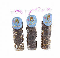 ГУМКА СЕЛІКОНОВА В ТУБУСІ В КОРИЧНЕВИХ ТОНАХ