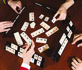 УЦІНКА! ВЕЛИКІ ФІШКИ Руммікуб / Настільна гра Rummikub XXL, фото 3