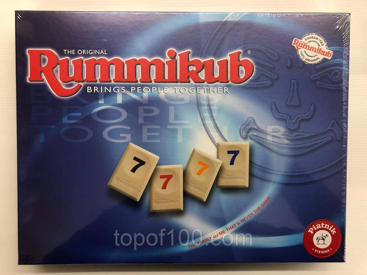 УЦІНКА! ВЕЛИКІ ФІШКИ Руммікуб / Настільна гра Rummikub XXL