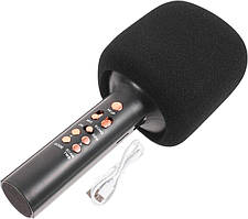 Бездротовий мікрофон караоке з Bluetooth колонкою Q11 зміна голосу, microSD, USB, AUX