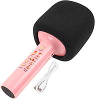 Бездротовий мікрофон караоке з Bluetooth колонкою Q11 зміна голосу, microSD, USB, AUX