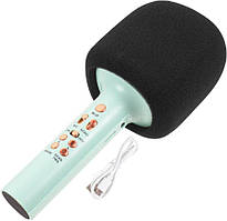 Бездротовий мікрофон караоке з Bluetooth колонкою Q11 зміна голосу, microSD, USB, AUX