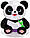 Інтерактивний плюшевий панда Panda ChuChu Little Live Pets 26676 Бебі Панда з 50+ звуками , Міккі Маус, фото 5