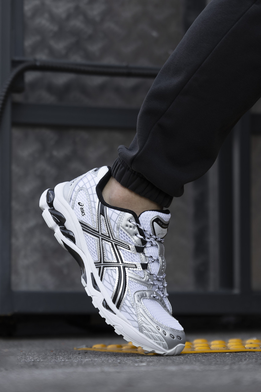 Кросівки чоловічі білі Asics Gel Nimbus 10.1 White Black (21733), фото 1