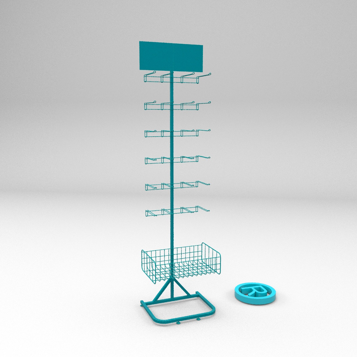 Рекламні стійки металеві🛒 для снеків, шоколаду, фото 1